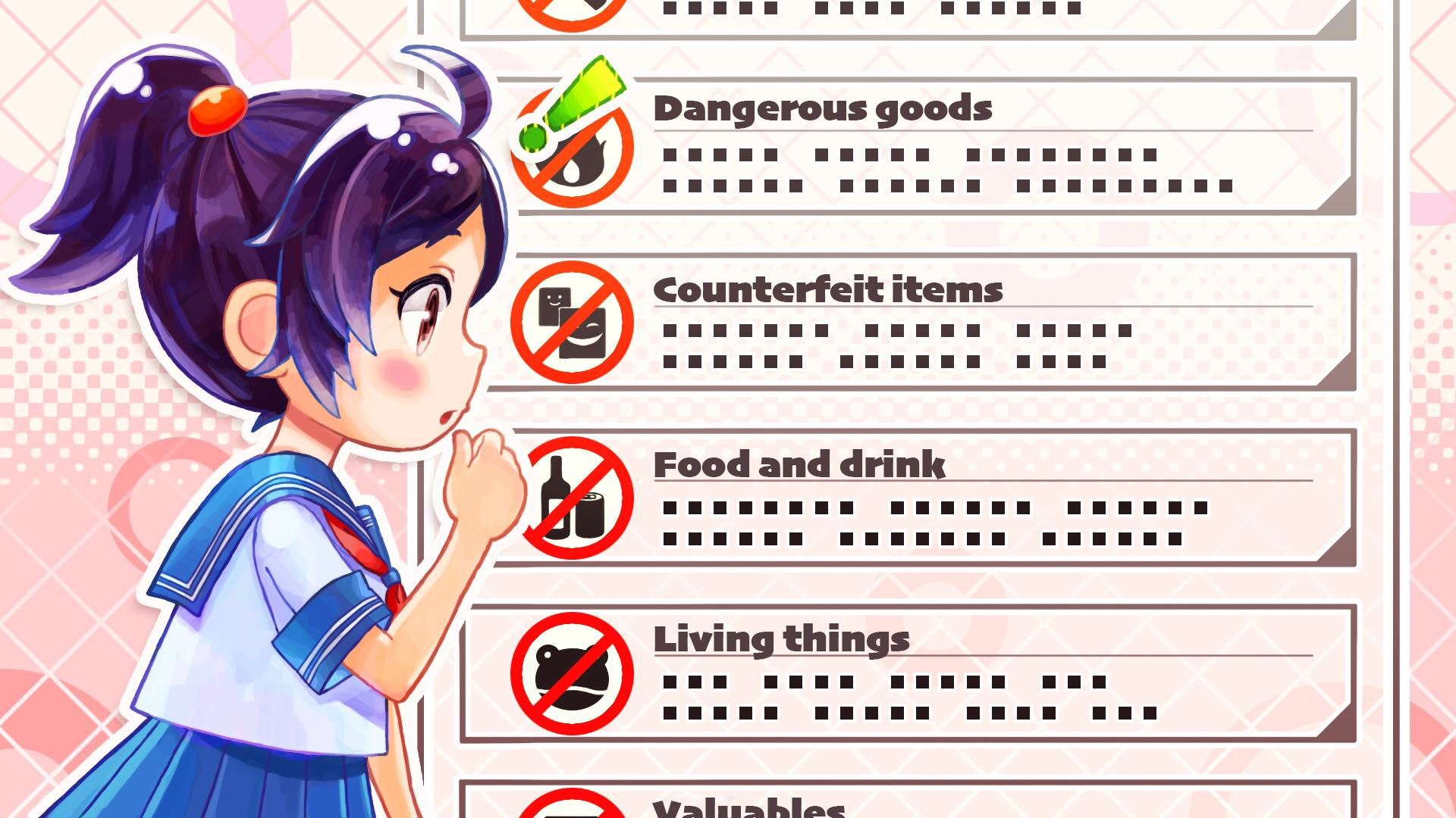 List of Items Prohibited or Restricted to Impor