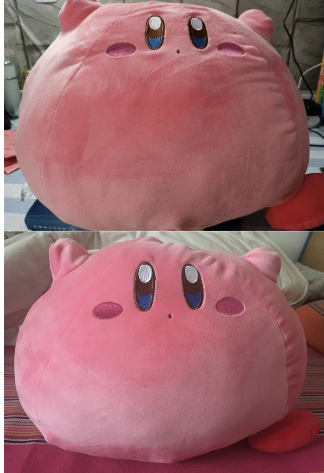 Details about   Kirby Manpuku Mochi BIG Plush Pillow Doll Figure Star Kirby Birthday Xmas Gift 