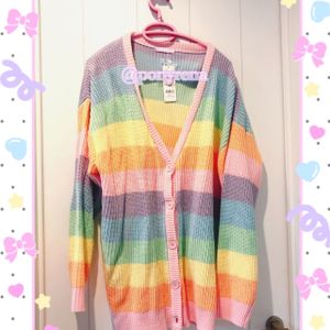 WC WeGo Pastel Rainbow Cardigan | Request Details