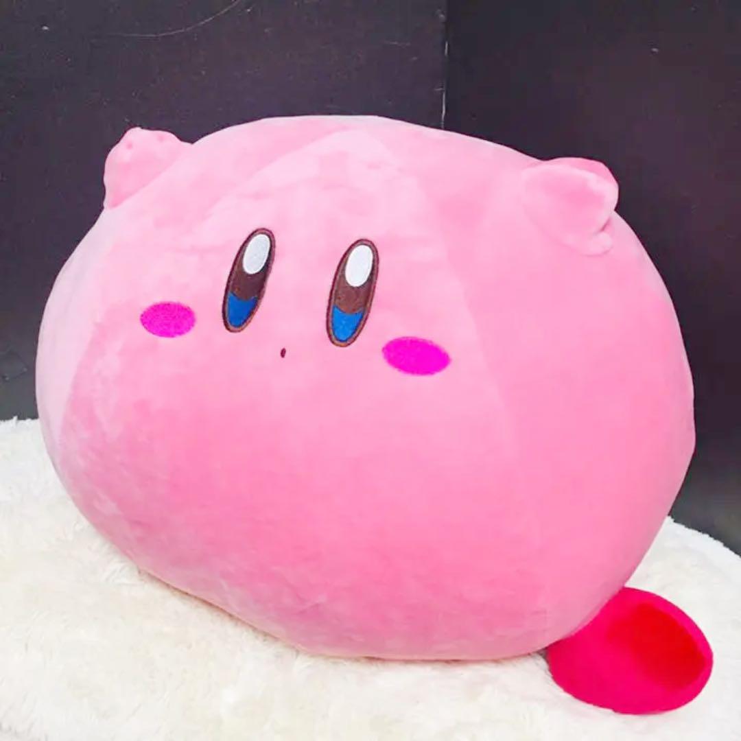 Details about   Kirby Manpuku Mochi BIG Plush Pillow Doll Figure Star Kirby Birthday Xmas Gift 