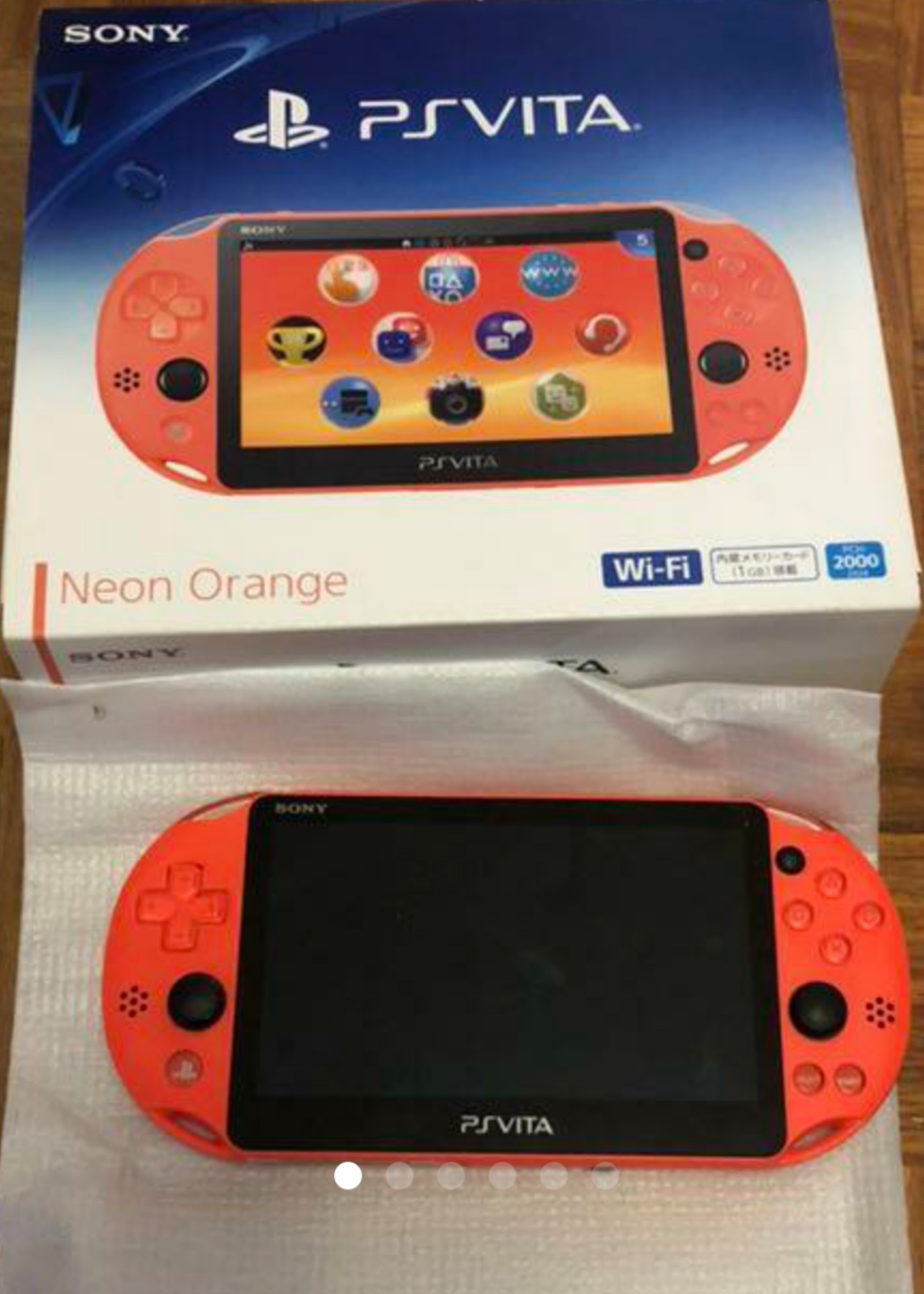 This is an offer made on the Request: Ps vita neon orange